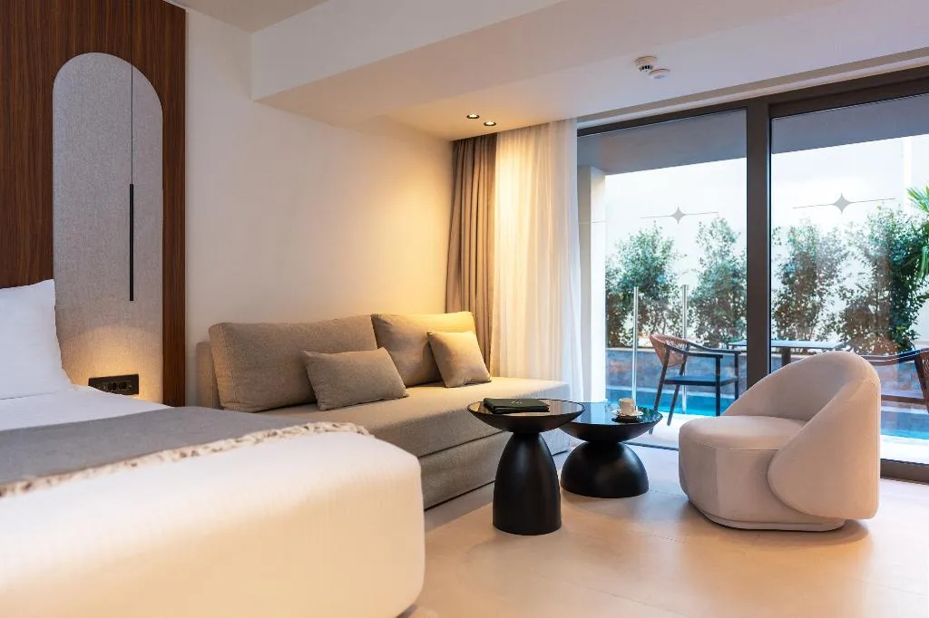 TRIPLE DELUXE POOL VIEW Room, Alizo Boutique Hotel & Spa  - Adults Only, Rhodes