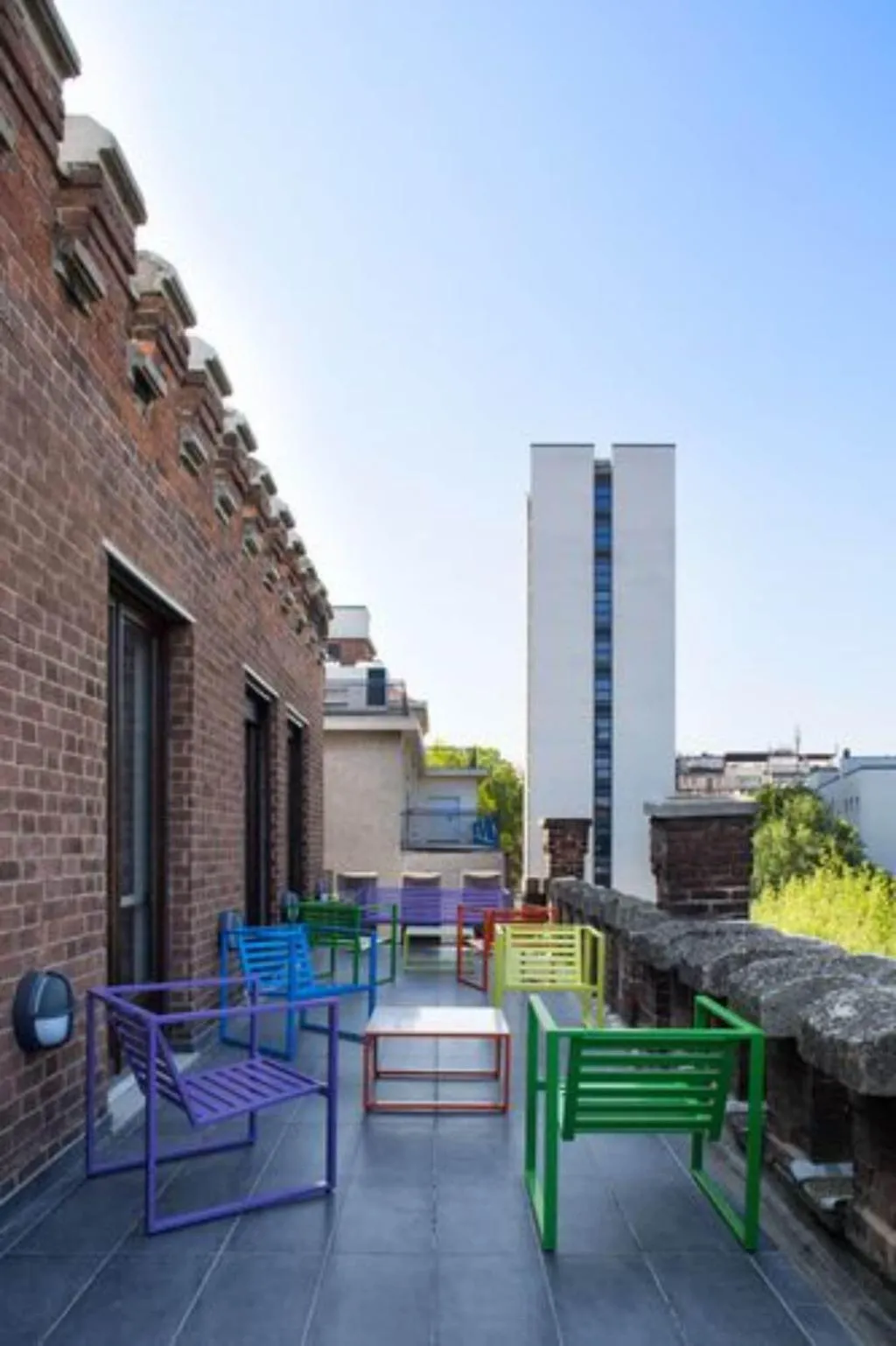 Terrace, Babila Hostel, Milan