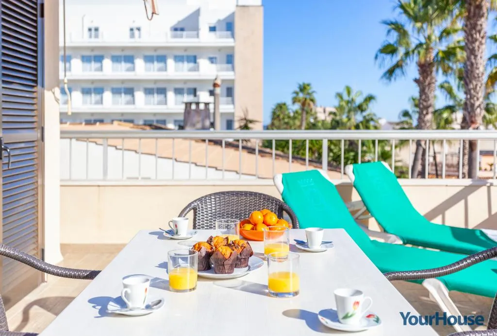 Terrace, Acapulco Apartments, Majorca