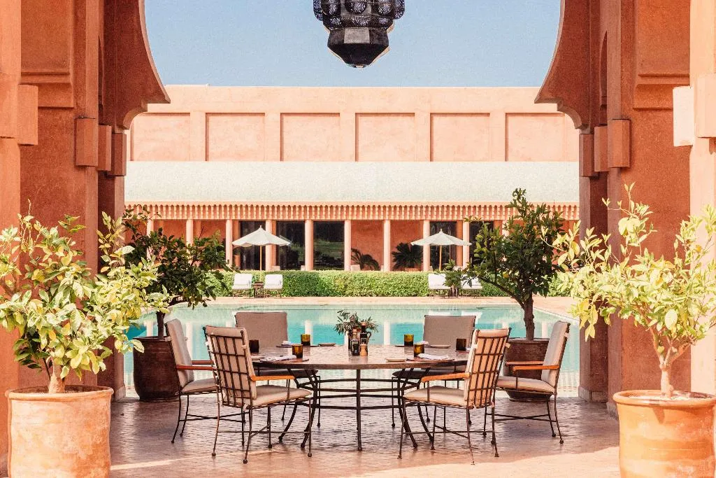 Restaurant, Amanjena, Marrakech