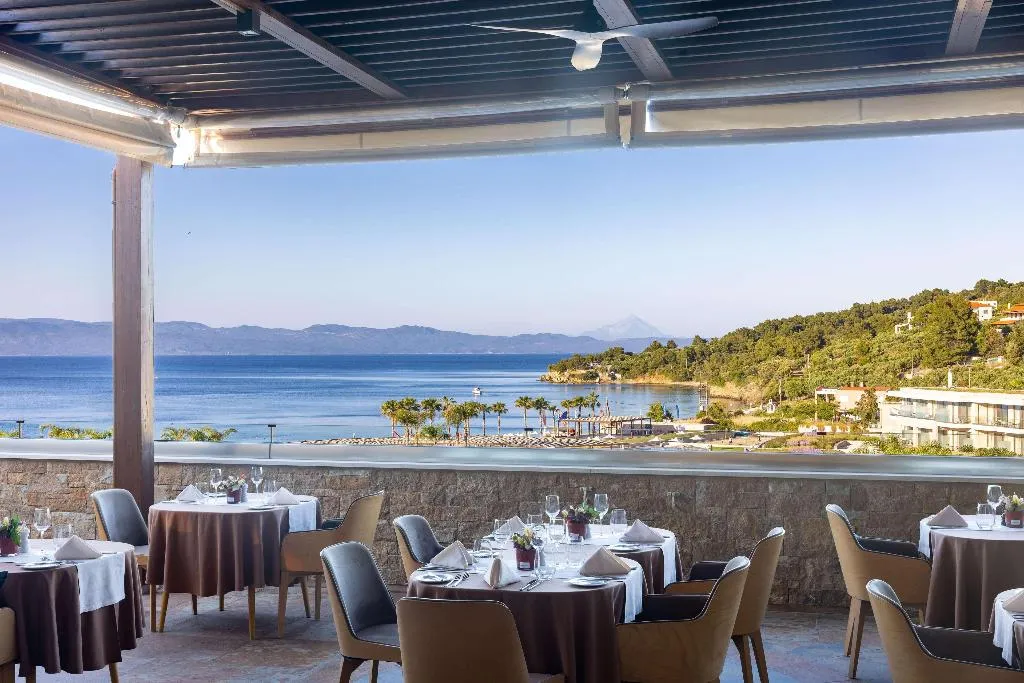Restaurant, Miraggio Thermal Spa Resort, Halkidiki