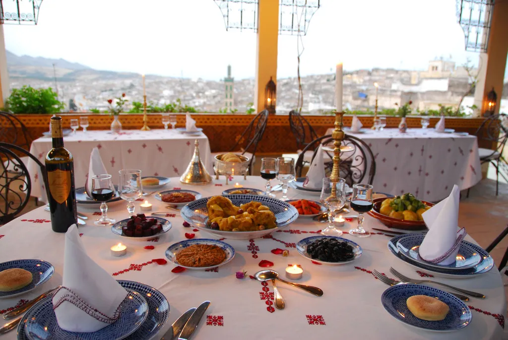 Terrace, Dar el Ghalia, Fez