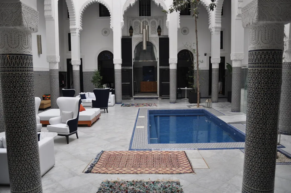 Lobby, Riad Braya, Fez