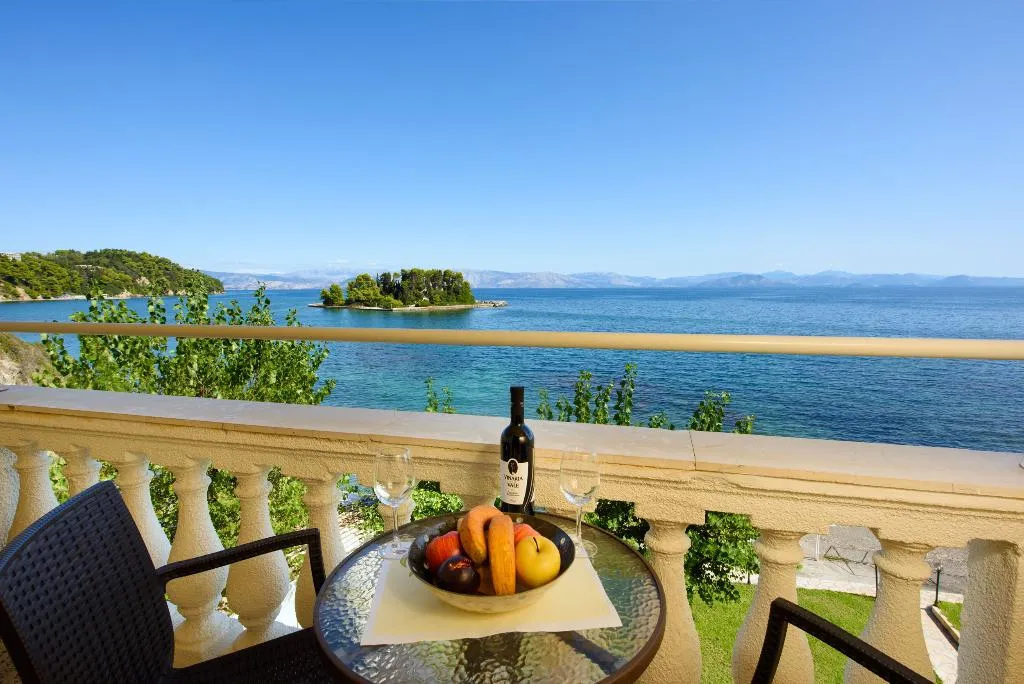 Terrace, Pontikonissi Adults only, Corfu