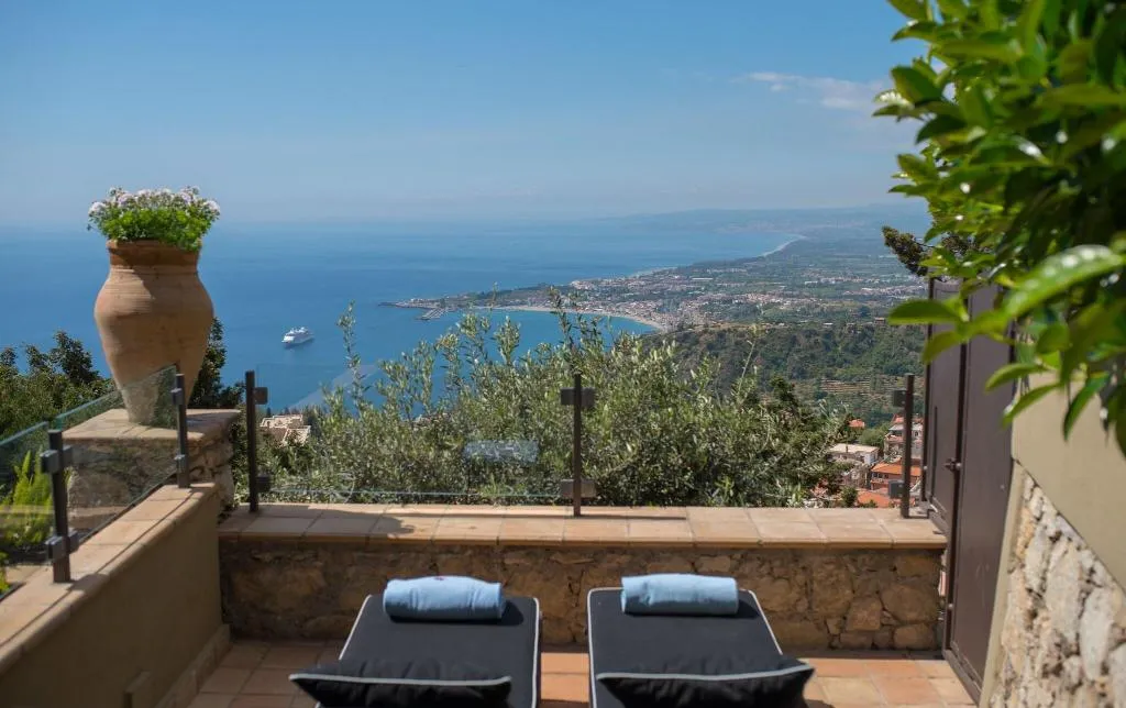 Terrace, Villa Ducale, Taormina