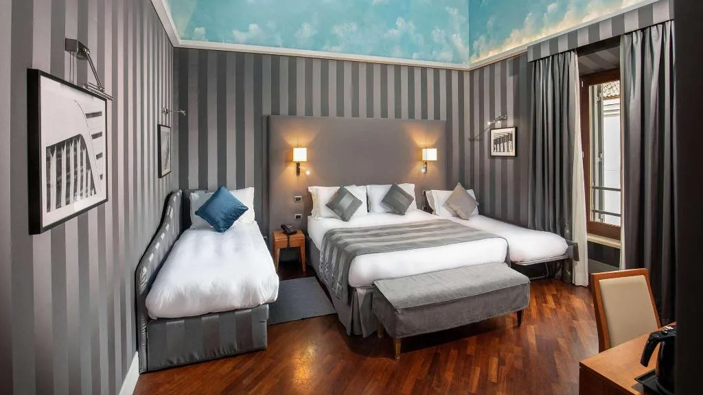 Room, Monti Palace Hotel, Rome
