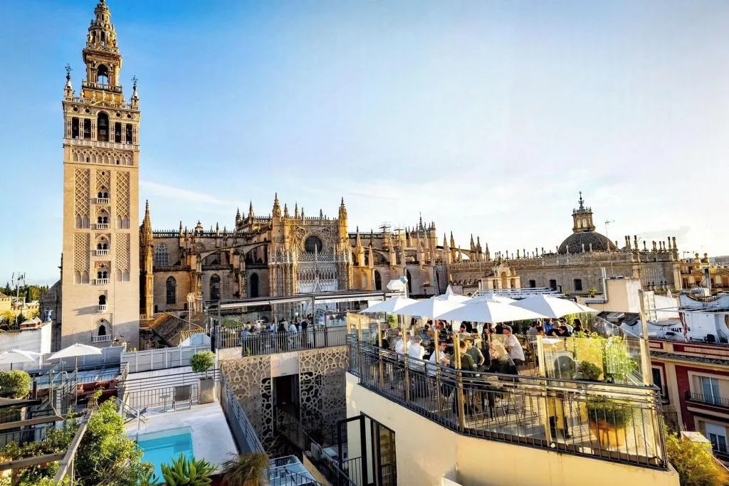 Terrace, Mercer EME Catedral Hotel, Seville