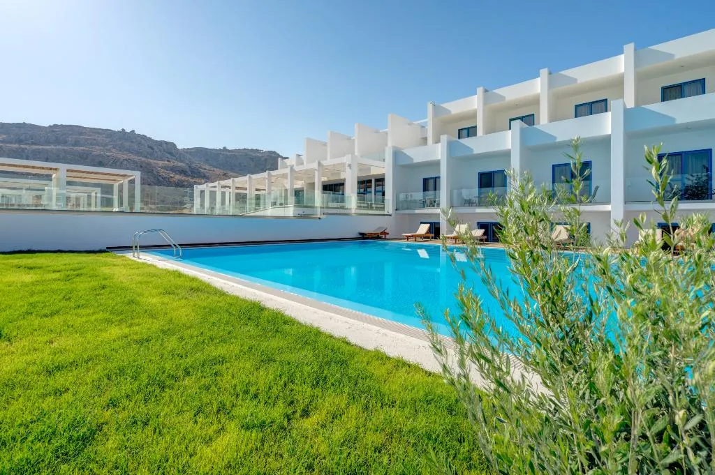 General view, Kamari Beach Hotel, Rhodes, Rhodes