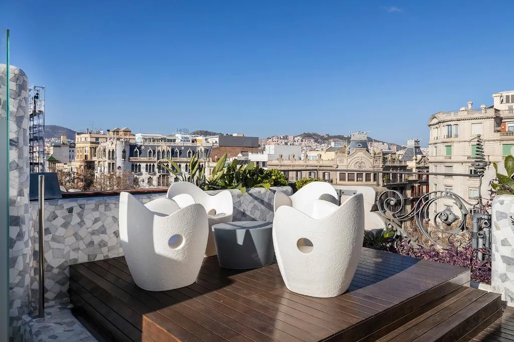 Terrace, El Palauet Modernist Suites, Barcelona