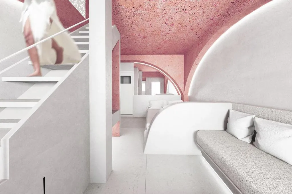 QUADRUPLE TWO BEDS Room, Kykladonisia Traditional Settlement, Santorini