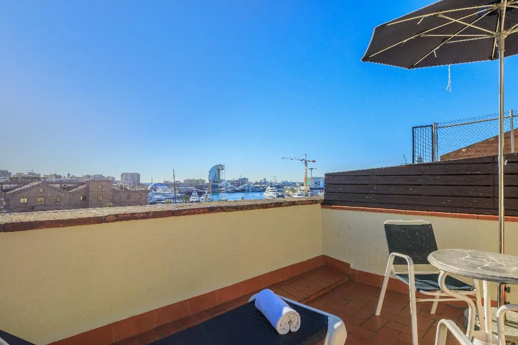 Double or Twin WITH TERRACE Room, Del Mar, Barcelona