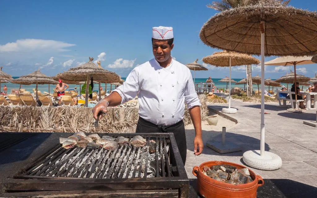 Restaurant, Seabel Rym Beach Djerba, Tunisia