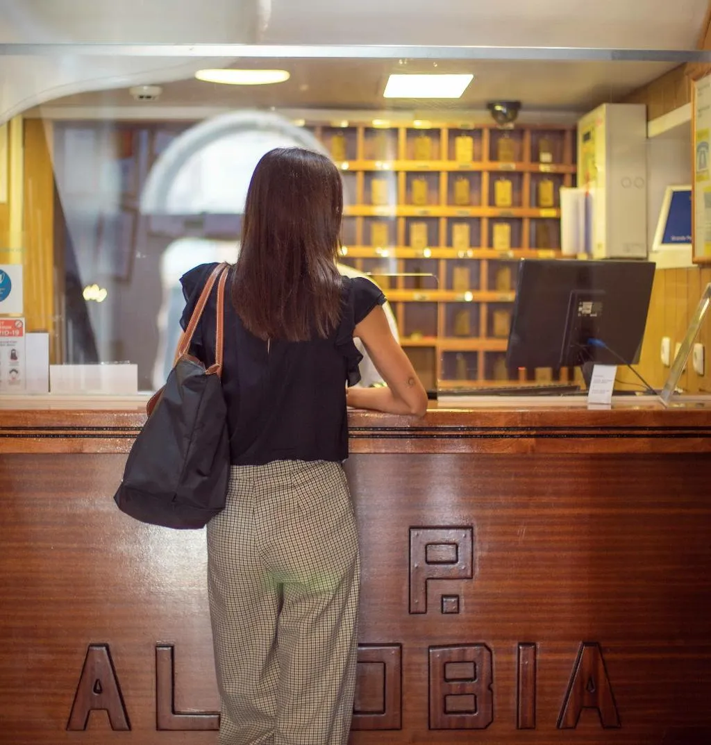 Lobby, Residencial Alcobia, Lisbon