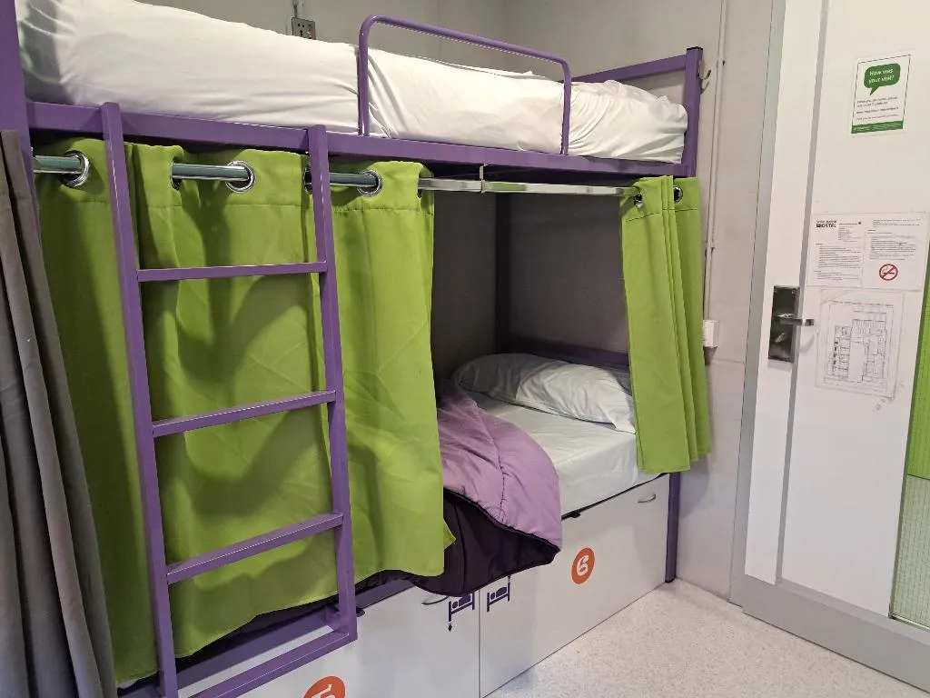 Bed in dormitory CAPACITY 6 ONE BEDROOM Room, Scout Madrid Hostel, Madrid