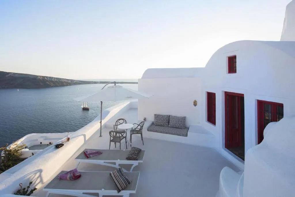 General view, The Architect's Cave House, Santorini