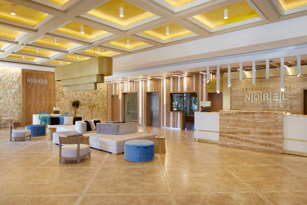 Lobby, Nobel Ultra All Inclusive - Free Beach Access, Bourgas