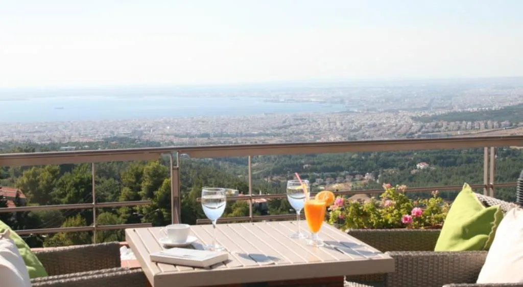 Terrace, Nepheli Hotel, Halkidiki