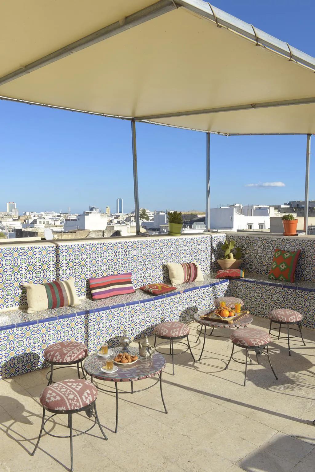 Terrace, Dar Ya Hostel, Tunisia