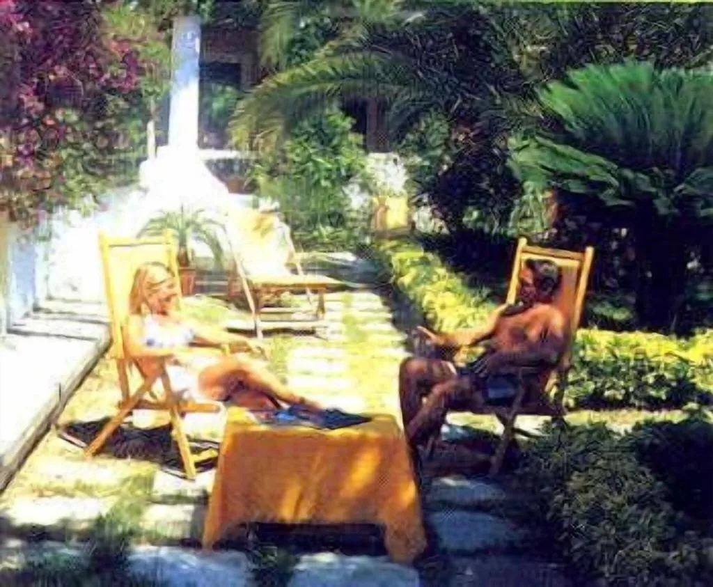Terrace, Villa Angela Terme, Naples