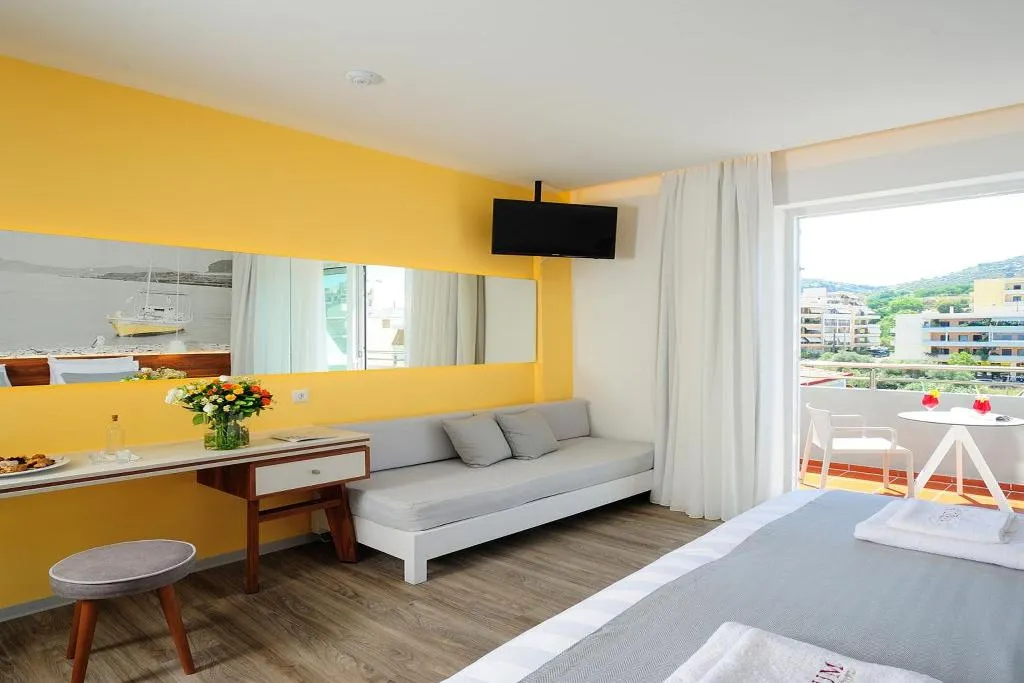 Double or Twin SUPERIOR LAND VIEW Room, Atrium Ambiance Hotel, Crete