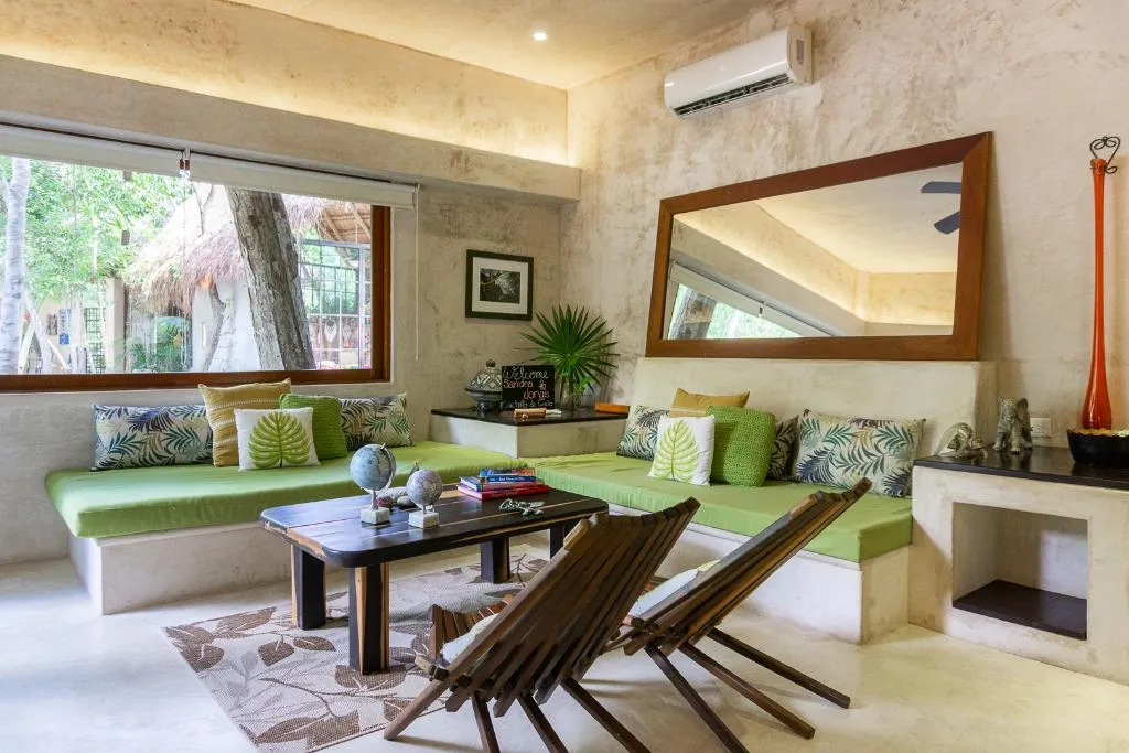 BUNGALOW DELUXE ONE BED Room, Cachito de Cielo Luxury Jungle Lodge, Cancun Area