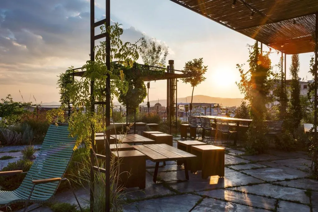 Terrace, The Foundry Suites, Athens