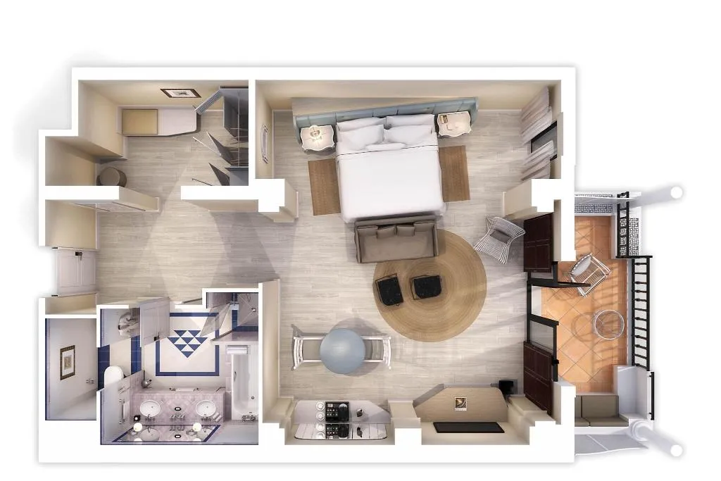 JUNIOR SUITE KING BED ONE BEDROOM  Room, Westin La Quinta Golf Resort & Spa, Costa Del Sol