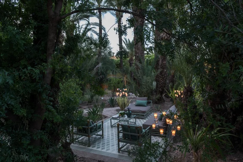 Terrace, Jnane Tamsna, Marrakech