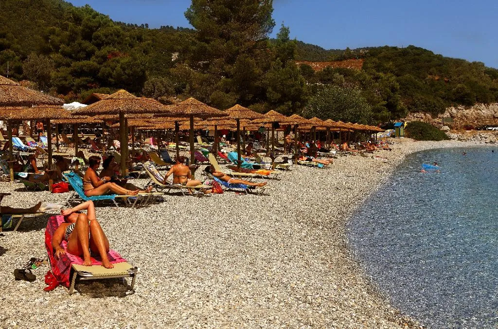 Beach, Blue Green Bay 3K, Skiathos