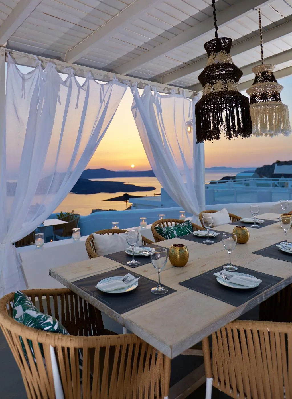 Restaurant, Volcano View Hotel, Santorini