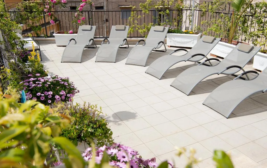 Terrace, Hotel Cecil, Rome
