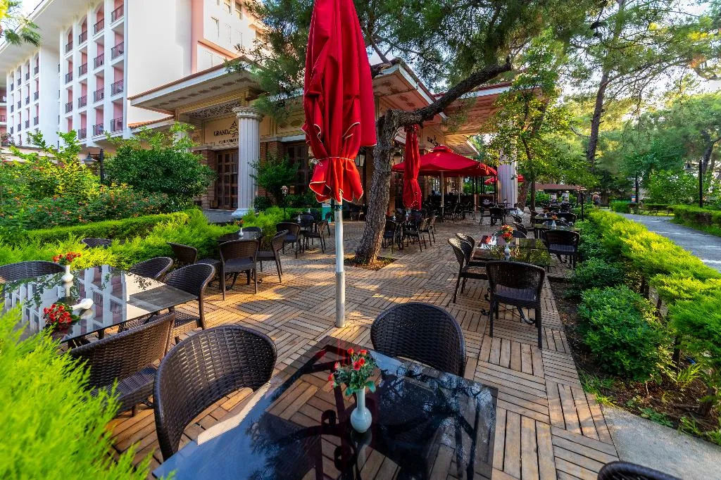 Terrace, Grand Yazici Club Turban Thermal Hotel, Dalaman
