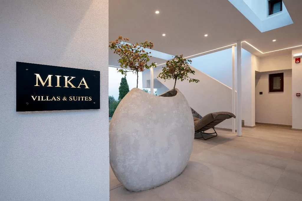 Lobby, Mika Villas & Suites, Crete