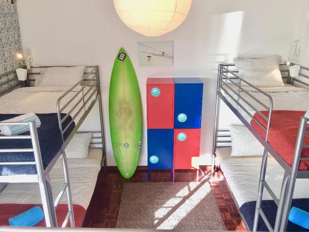 Bed in dormitory WITH SHARED BATHROOM Room, Surf Riders & CO Ericeira Surf Camp Moinhos, Lisbon