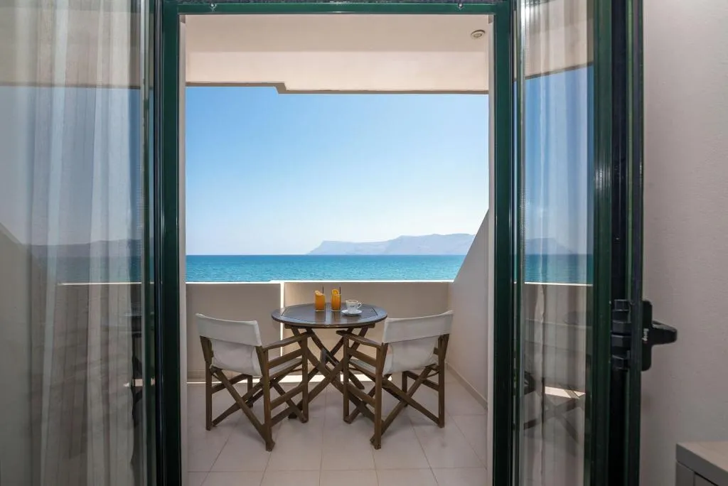 Terrace, Christina Beach Hotel, Crete