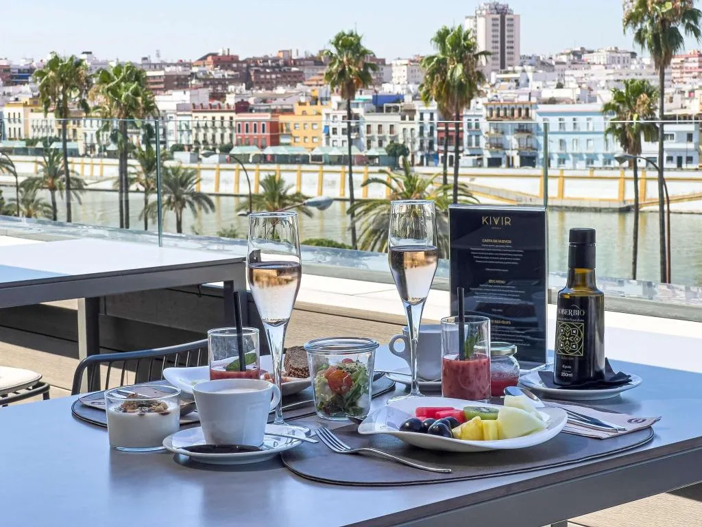 Terrace, Hotel Kivir Sevilla, Seville