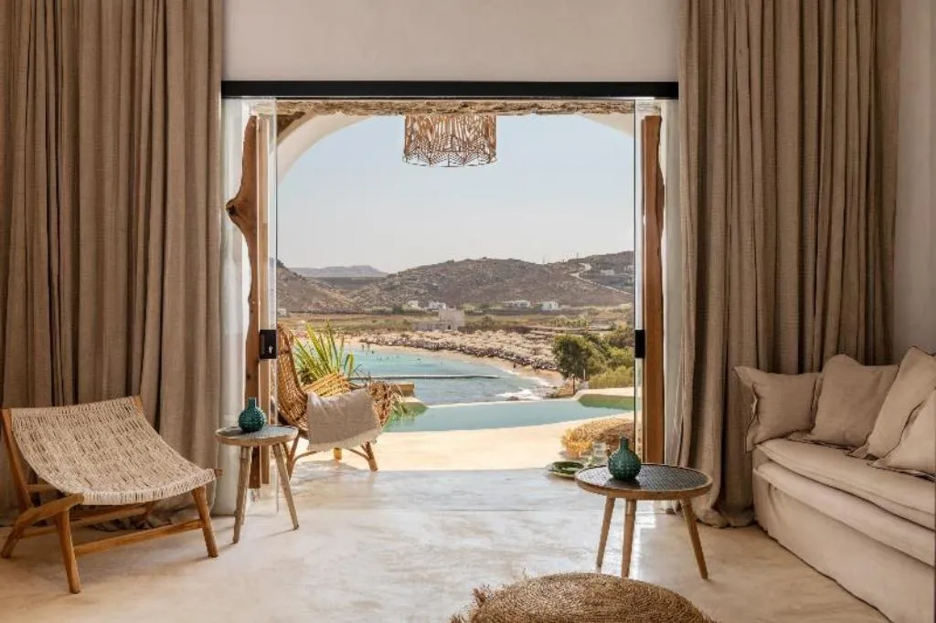 SUITE SEA VIEW WITH PRIVATE POOL Room, Panormos Village Seaside Resort, Mykonos