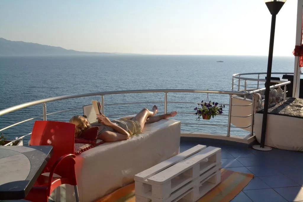 General view, Seaside Saranda, Southern Albania