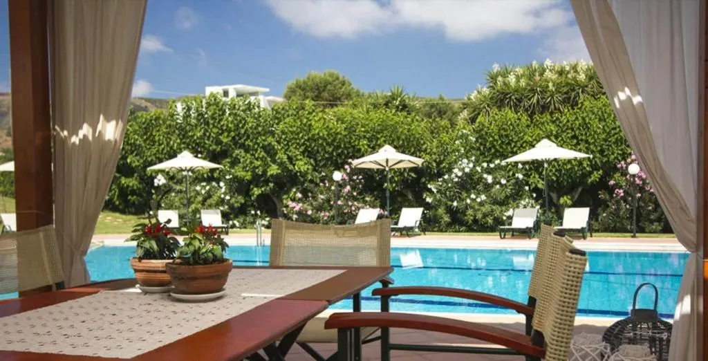 Terrace, Peli Hotel, Crete