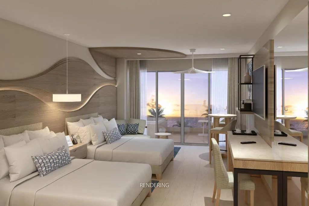 JUNIOR SUITE OCEAN FRONT Room, Breathless Cancun Soul Resort & Spa, Cancun Area