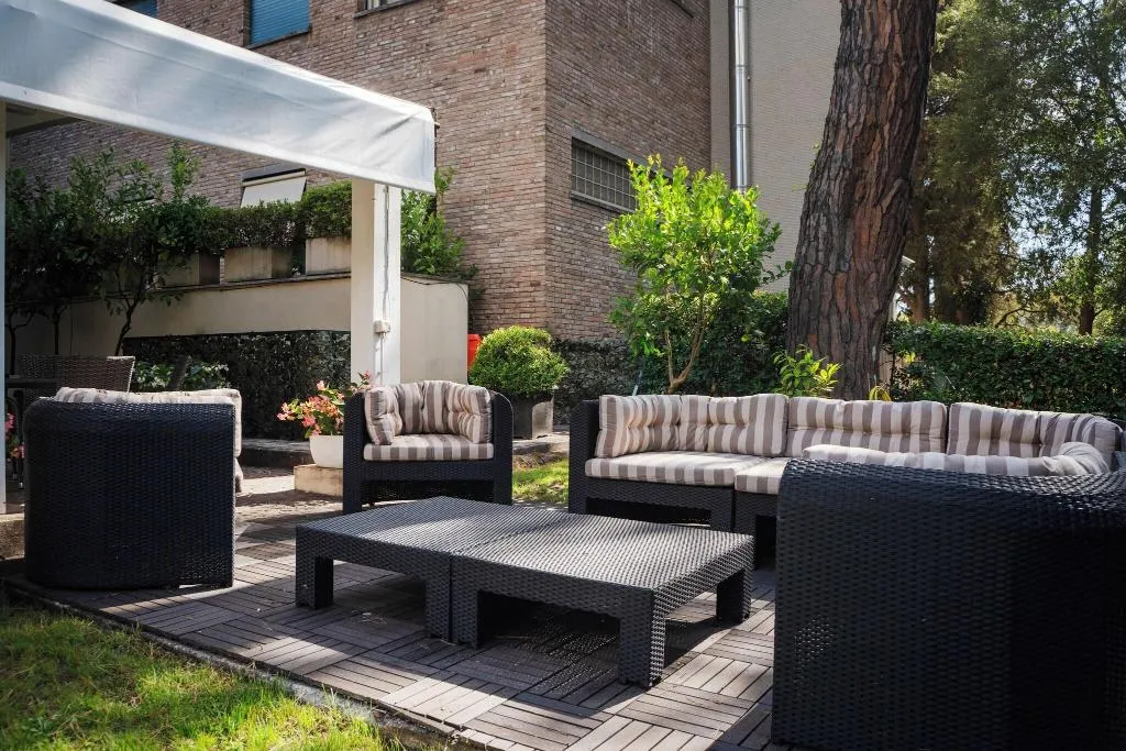 Terrace, Villa Maria Regina, Rome