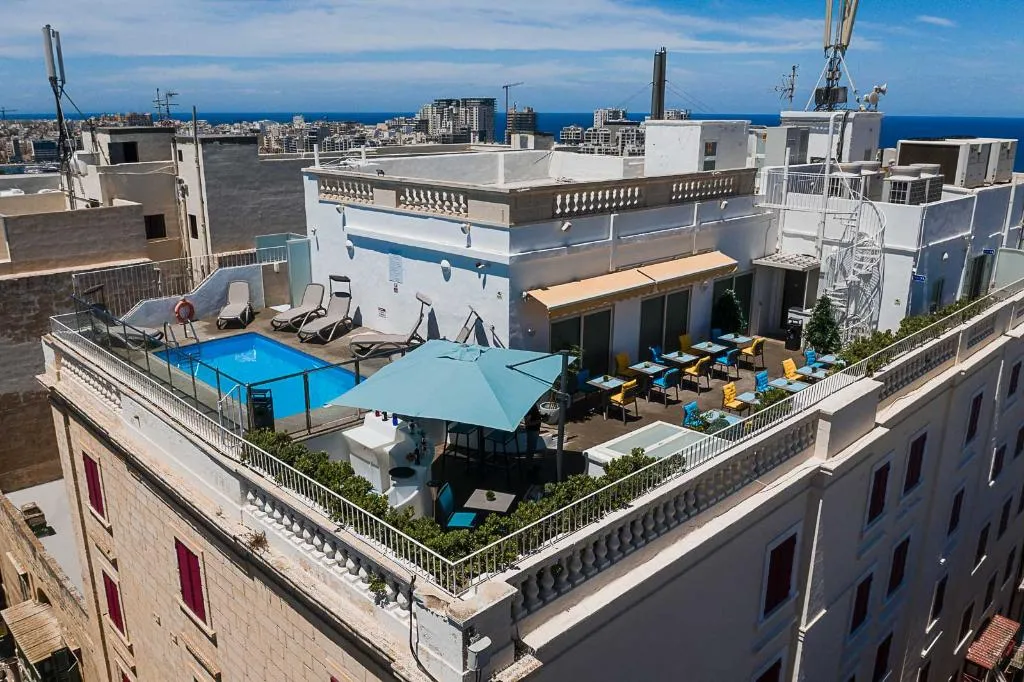 Terrace, Osborne Hotel, Malta