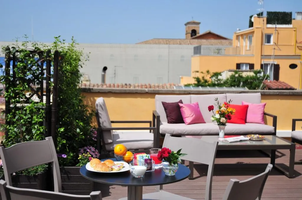 Terrace, Little Queen Navona, Rome