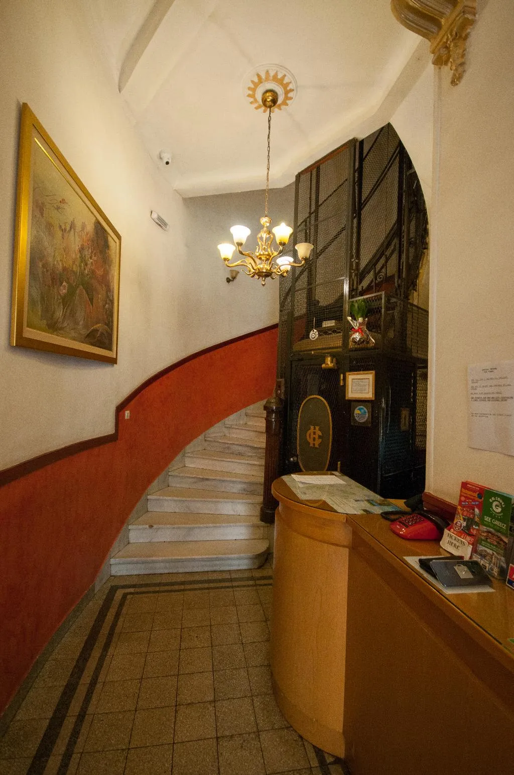 Lobby, Cecil hotel, Athens