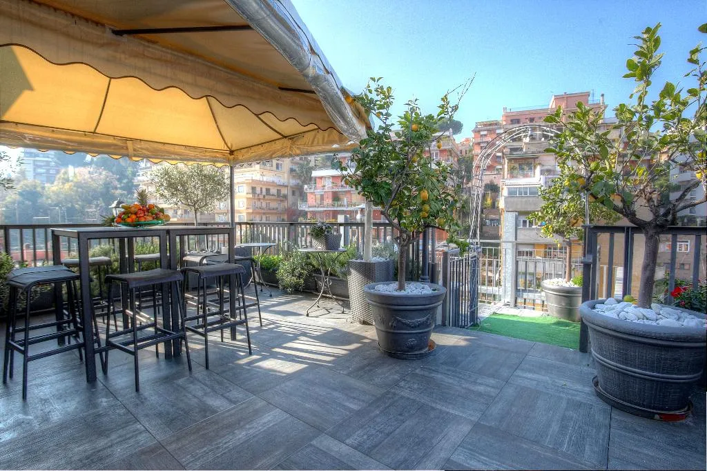 Terrace, Trilussa Palace Congress & Spa, Rome