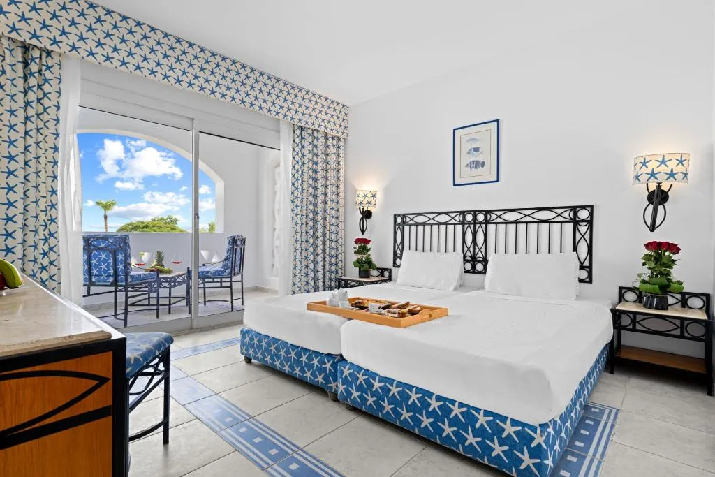 Double or Twin BEACH FRONT Room, Domina Coral Bay Resort, Diving , Spa & Casino, Red Sea Riviera