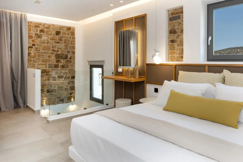 JUNIOR SUITE SEA VIEW Room, Axopetra Boutique Hotel, Mykonos
