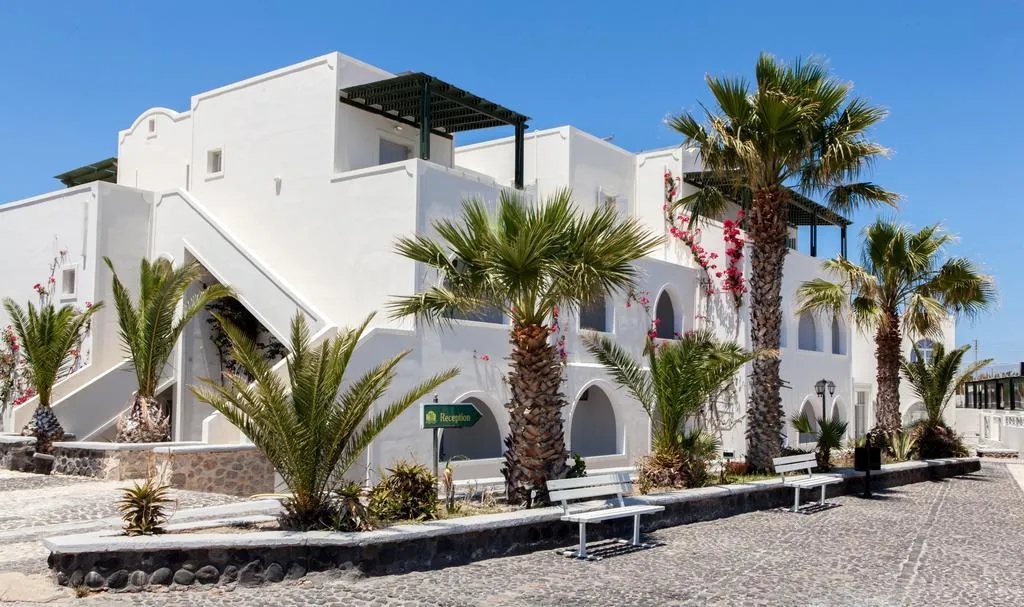 General view, Okeanis Beach Hotel, Santorini