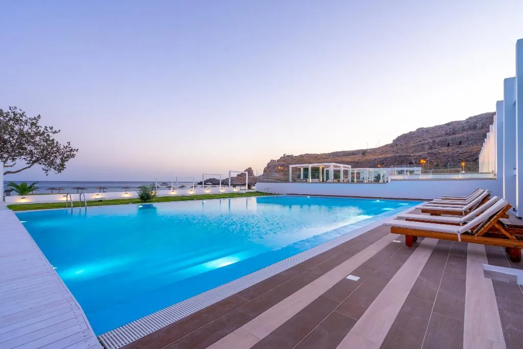 Pool, Kamari Beach Hotel, Rhodes, Rhodes