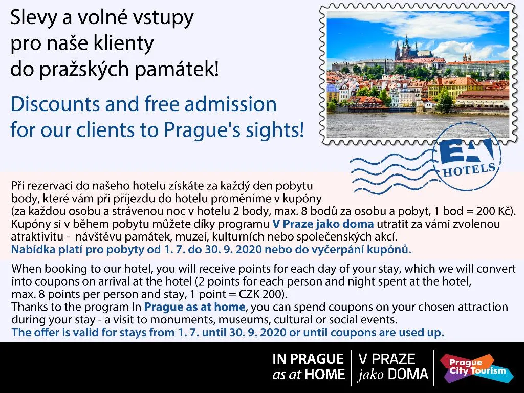 Sports and Entertainment, EA Hotel Royal Esprit, Prague